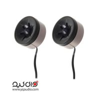 تیوتر ساووی مدل SV-350 بسته دو عددی، با طراحی حرفه‌ای و کیفیت صدای بالا، مناسب برای تقویت فرکانس‌های بالا در سیستم‌های صوتی خانگی و خودرویی