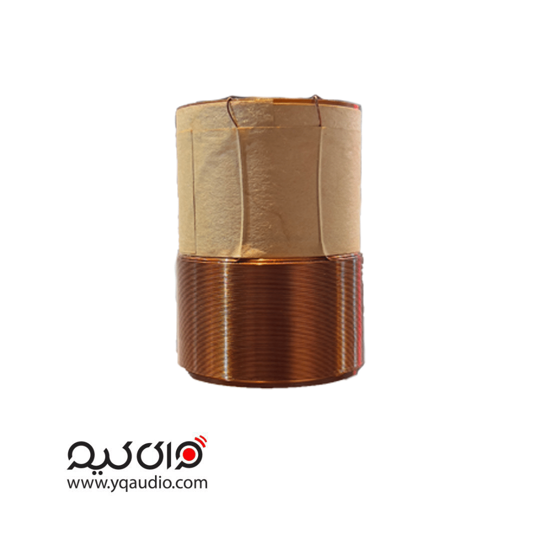 سیم پیچ ساب ووفر سایز 48.5 با دوکویل، طراحی‌شده برای بهبود کیفیت صدا و تولید فرکانس‌های پایین، مناسب برای استفاده در سیستم‌های صوتی قدرتمند