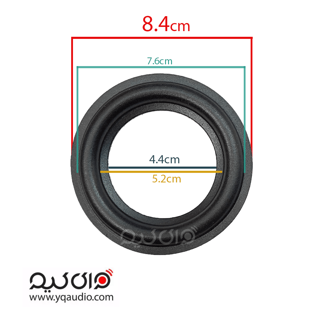 foam-dor-band-3.5-inch-abri-woofer-computer فوم دور باند 3.5 اینچ ابری برای ووفرهای کامپیوتری و خانگی