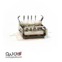 جک USB خوابیده مادگی ۹۰ درجه روبردی برای تعمیر و پروژه‌های الکترونیک – YQAudio