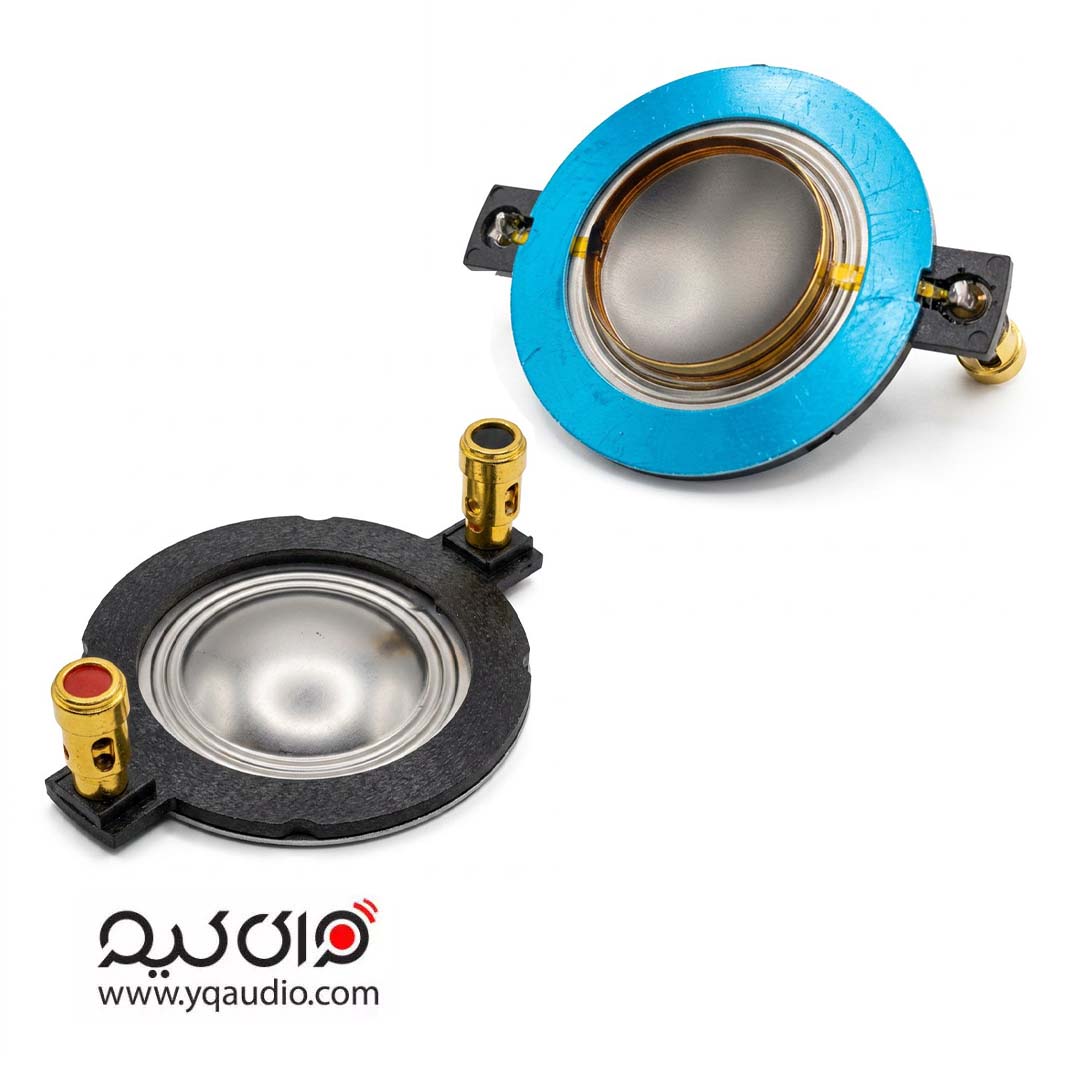 سیم پیچ هورن ۳۴.۴ فلت تیتانیوم با ترمینال طلایی دیافراگم تویتر فروشگاه وای‌کیو